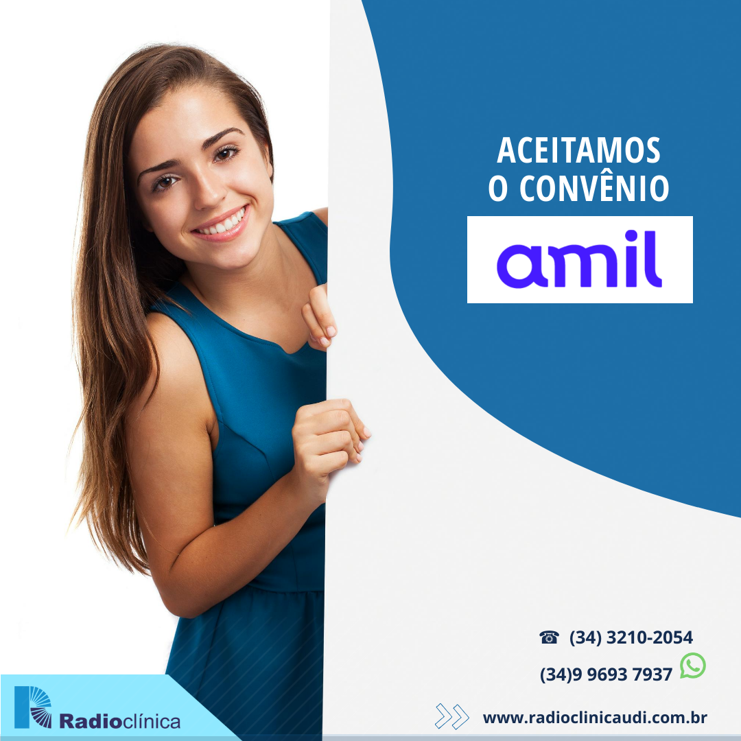 Aceitamos o convênio Amil | Radioclínica - Clínica de Imagem